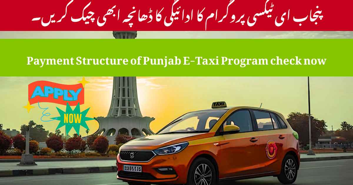 Apply Now for Punjab E-Taxi Program 2026 Step by Step
