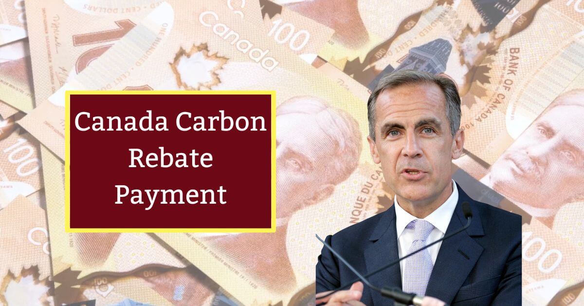 Canada Carbon Rebate Payment