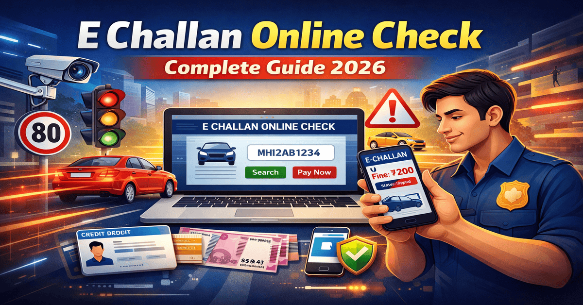 E Challan Online Check – Complete Guide 2026