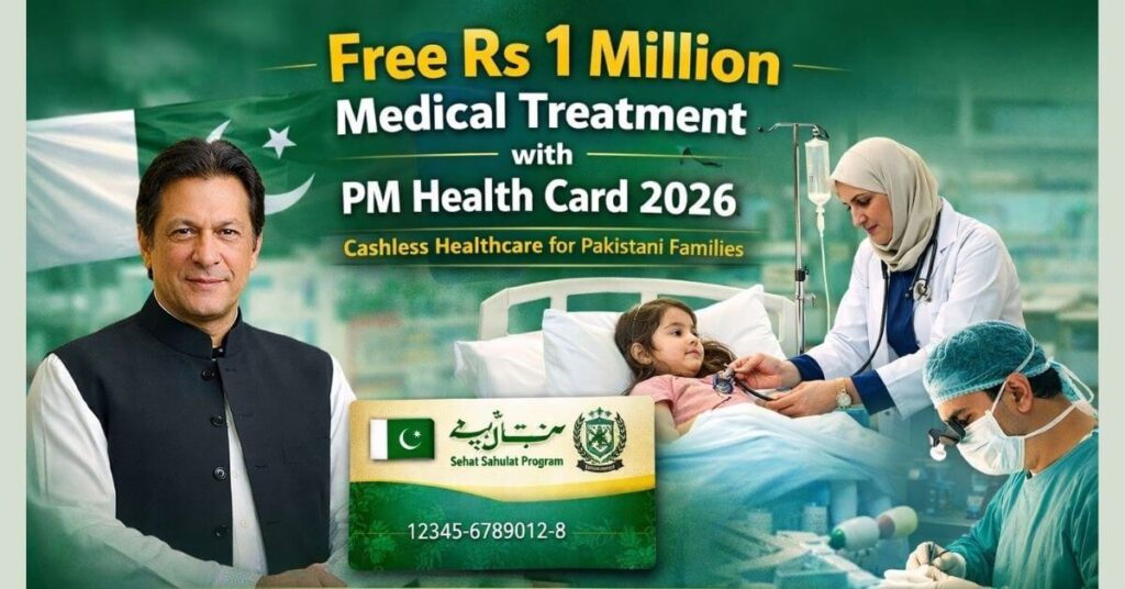 Free Rs 1 Million Medical Treatment with PM Health Card