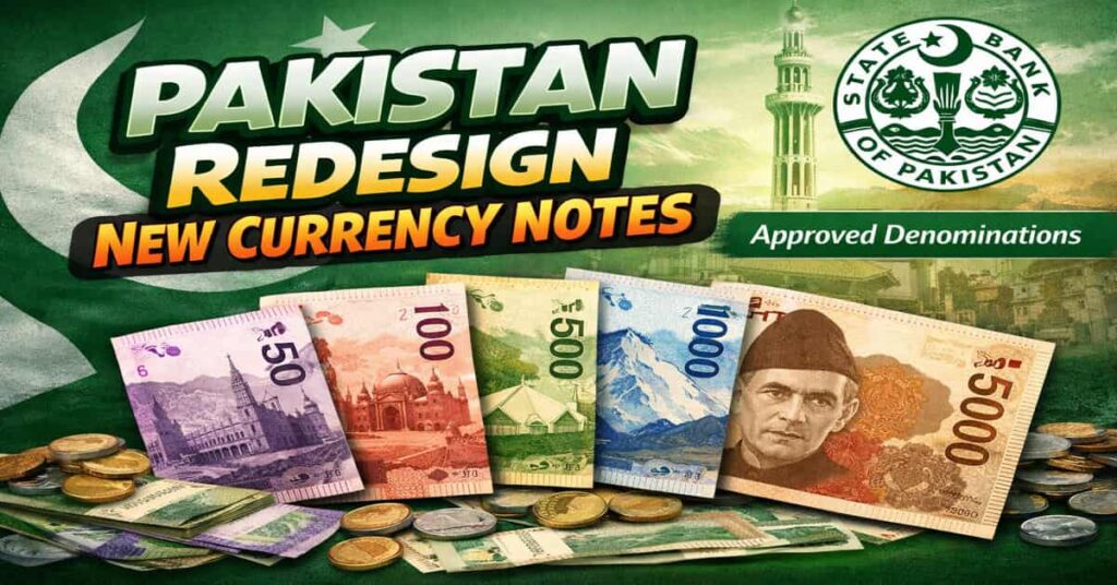 Pakistan Redesign New Currency Notes