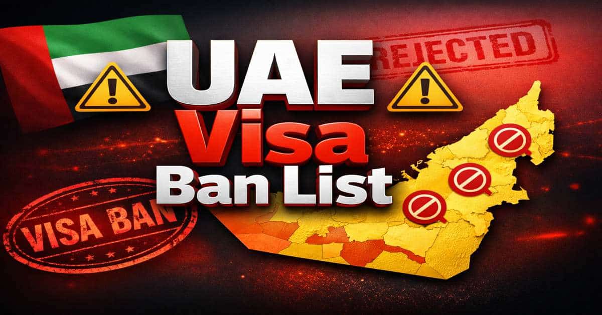 UAE Visa Ban List