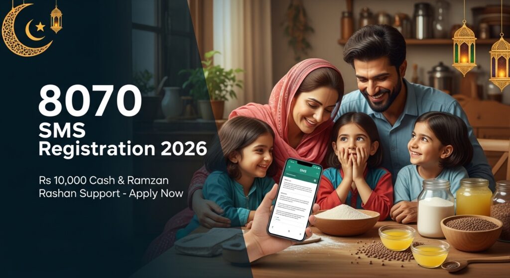 8070 SMS Registration 2026 – How to Register & Check Eligibility Rs 10,000 Cash & Rashan