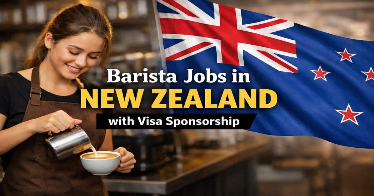 Barista Jobs in New Zealand with Visa Sponsorship