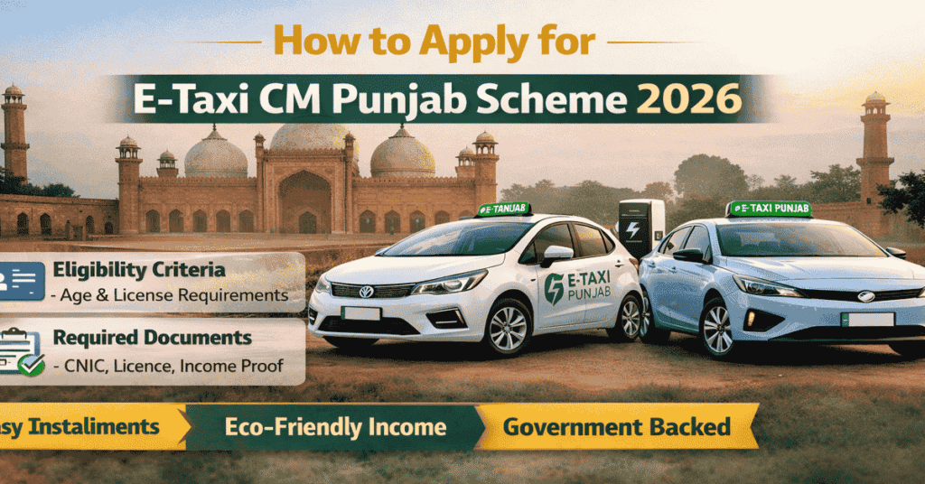 E Taxi CM Punjab Scheme
