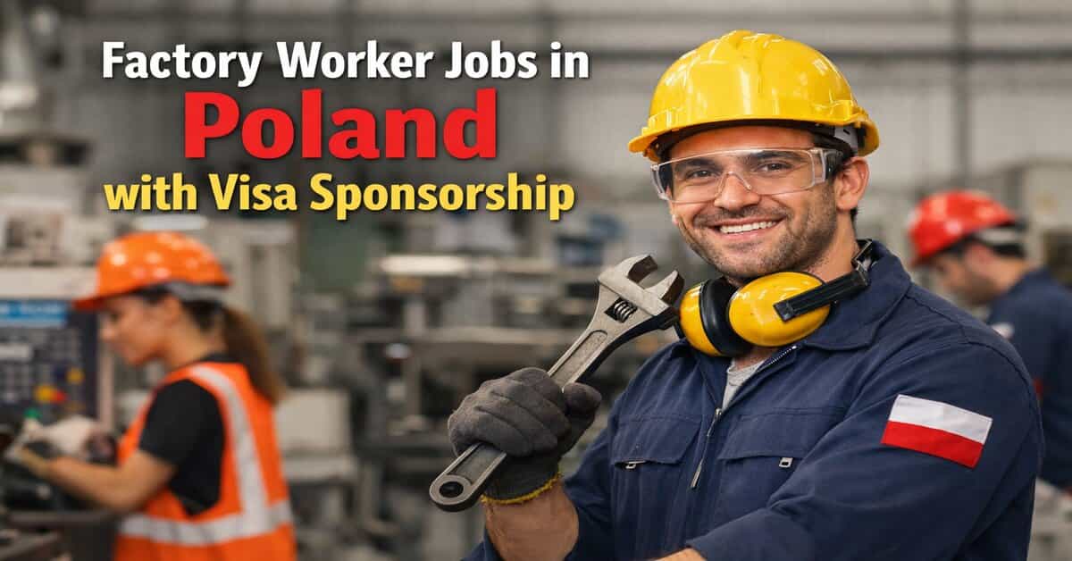 Factory Worker Jobs in Poland with Visa Sponsorship