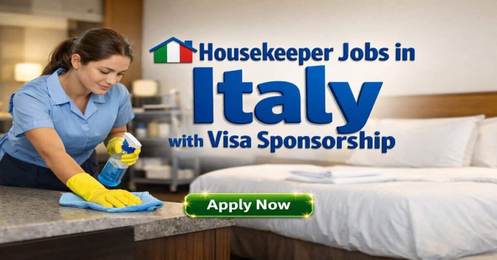 Housekeeper Jobs in Italy with Visa Sponsorship
