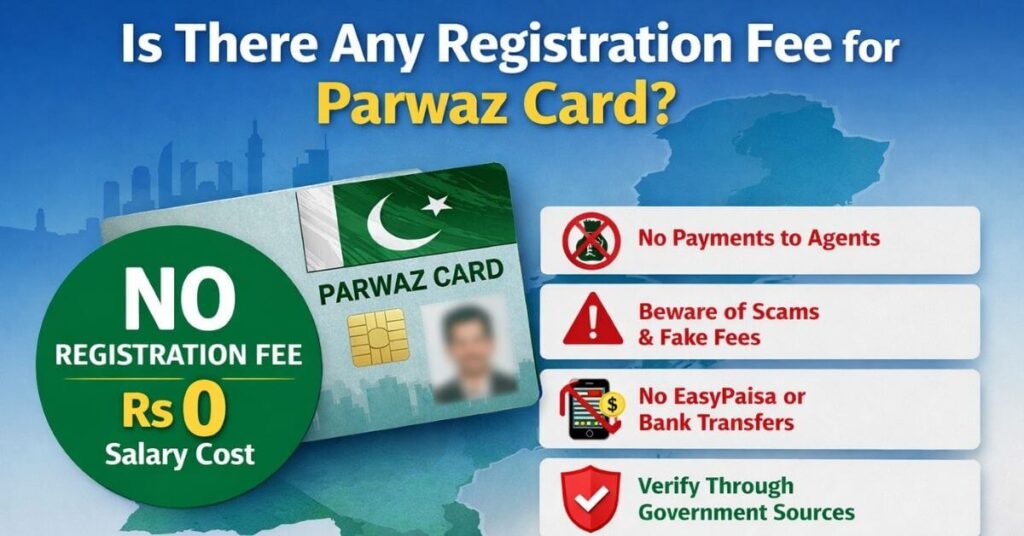Is There Any Registration Fee for Parwaz Card