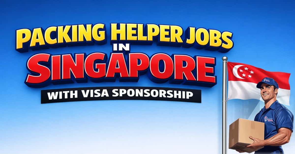 Packing Helper Jobs in Singapore with Visa Sponsorship