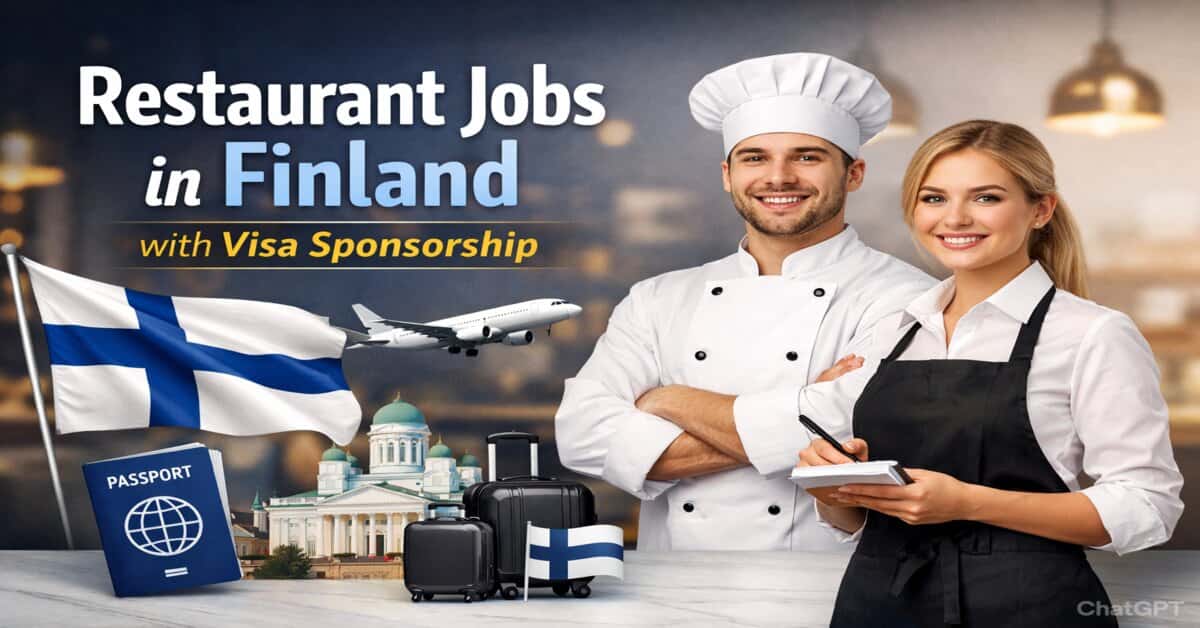 Restaurant Jobs in Finland with Visa Sponsorship