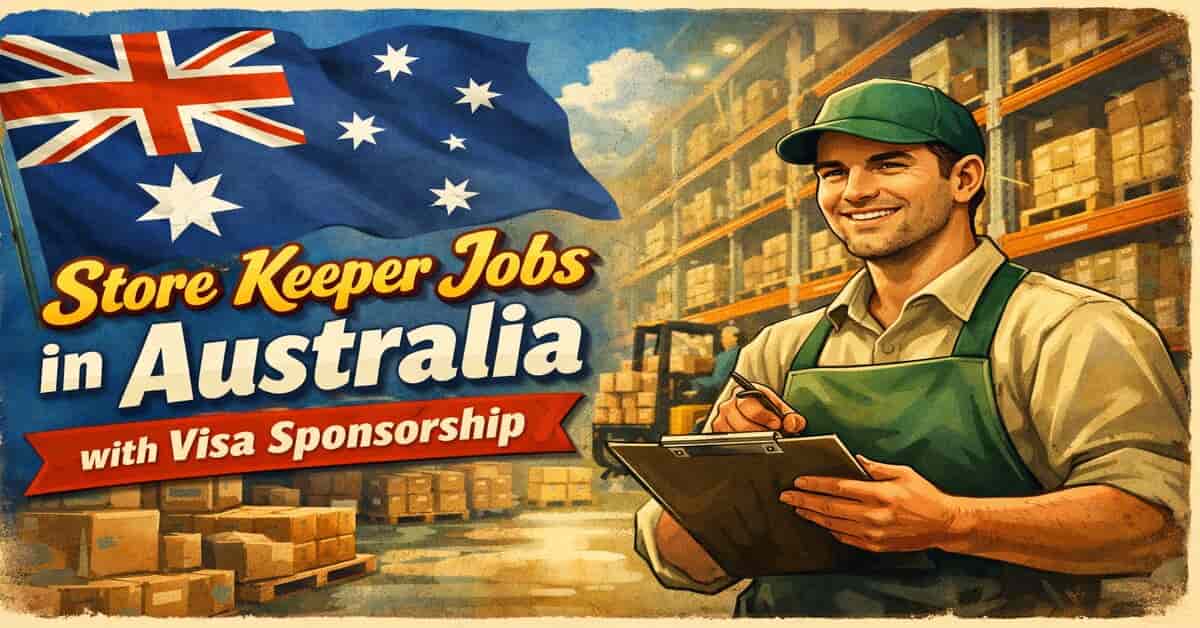 Store Keeper Jobs in Australia with Visa Sponsorship