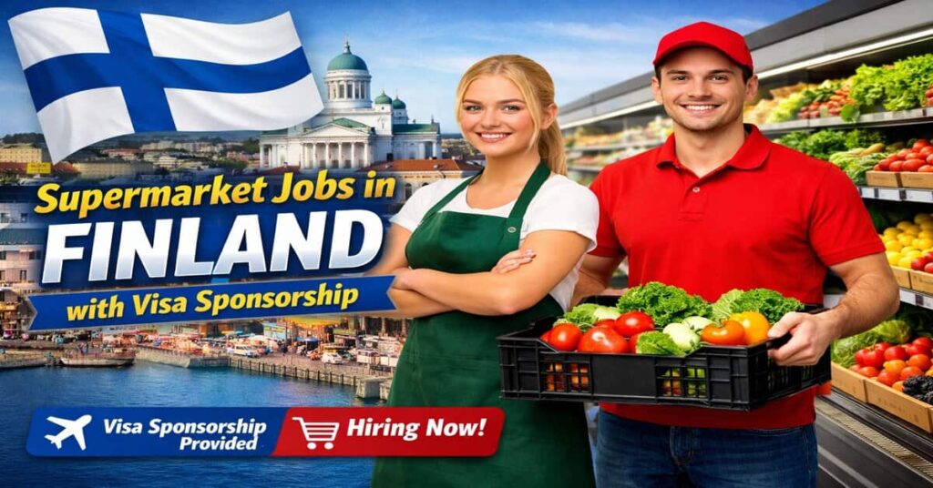 Supermarket Jobs in Finland with Visa Sponsorship