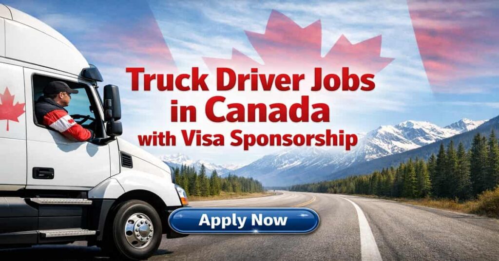 Truck Driver Jobs in Canada with Visa Sponsorship
