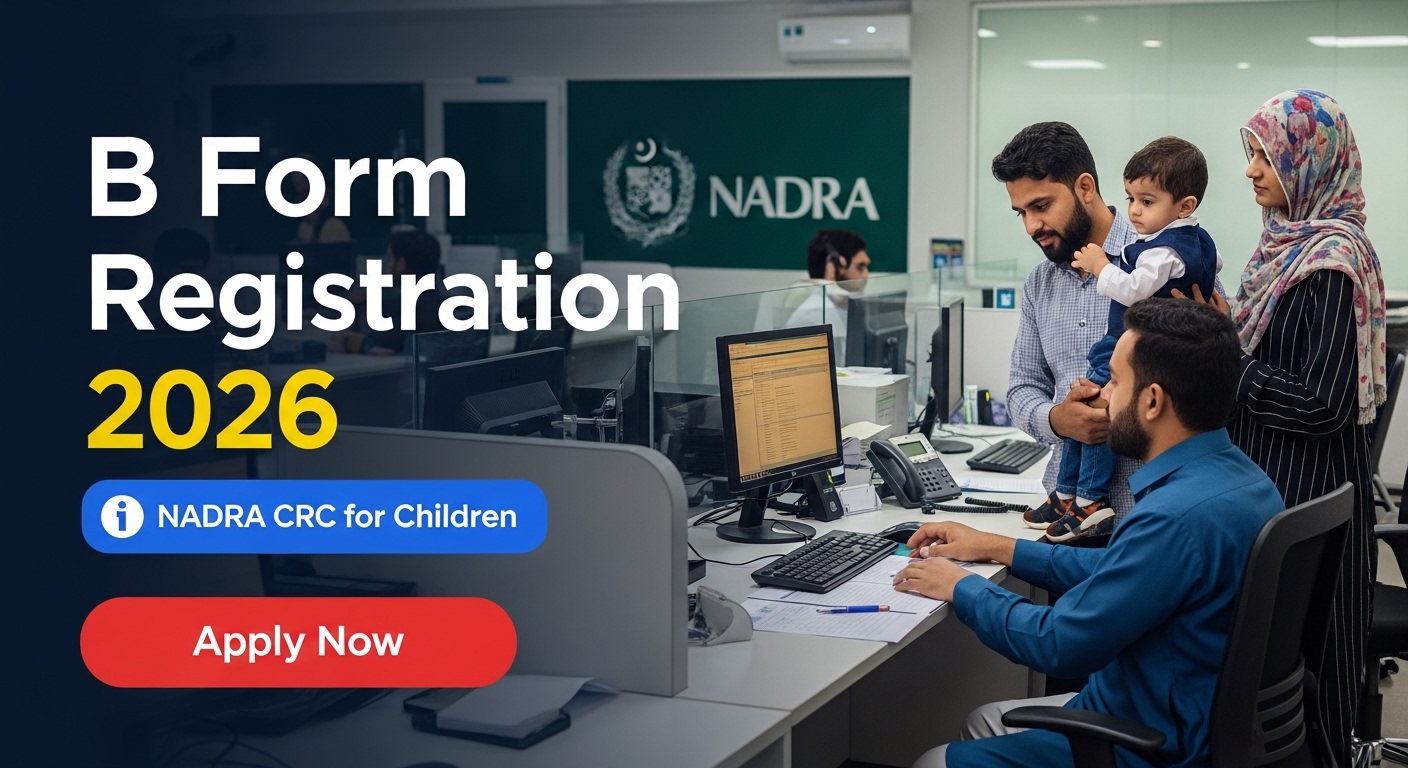 B Form Registration for Child 2026 – Complete NADRA Guide for Parents in Pakistan