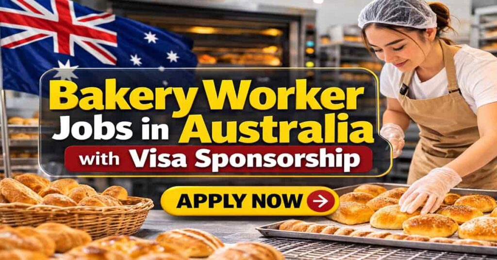 Bakery Worker Jobs in Australia with Visa Sponsorship