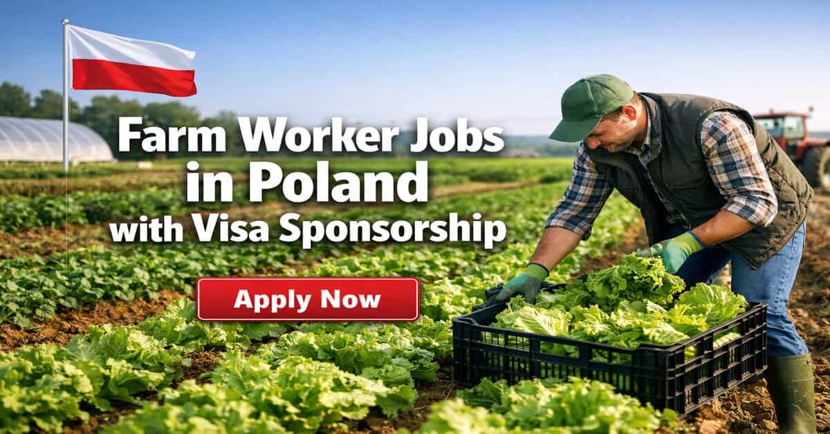 Farm Worker Jobs in Poland with Visa Sponsorship