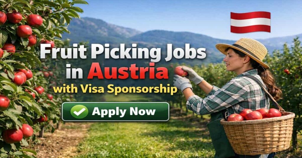 Fruit Picking Jobs in Austria with Visa Sponsorship