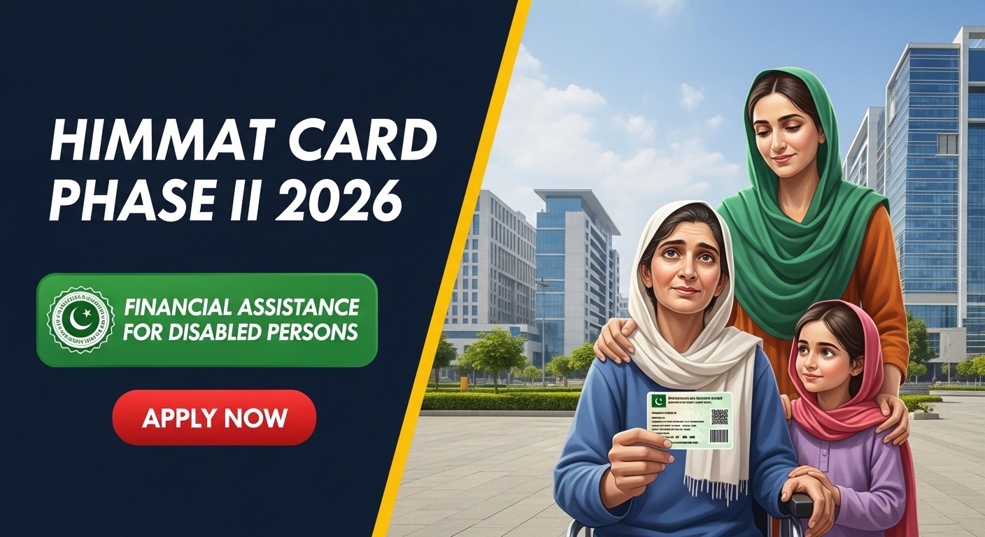 Latest Update CM Punjab Himmat Card Phase II 2026 – Financial Assistance for Disabled Persons