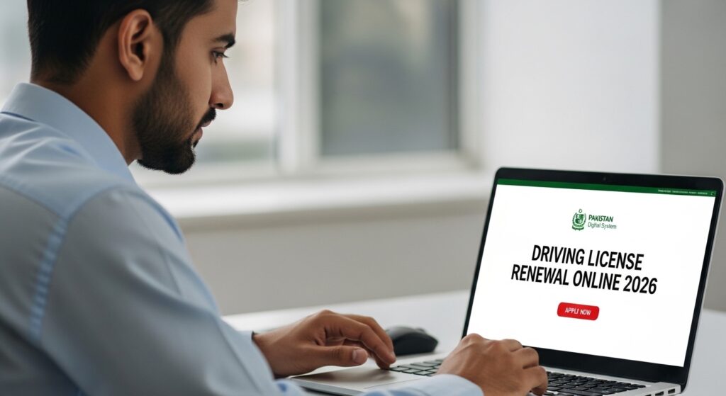 Latest Update Driving License Renewal Online in Pakistan 2026 – Complete Step-by-Step Guide