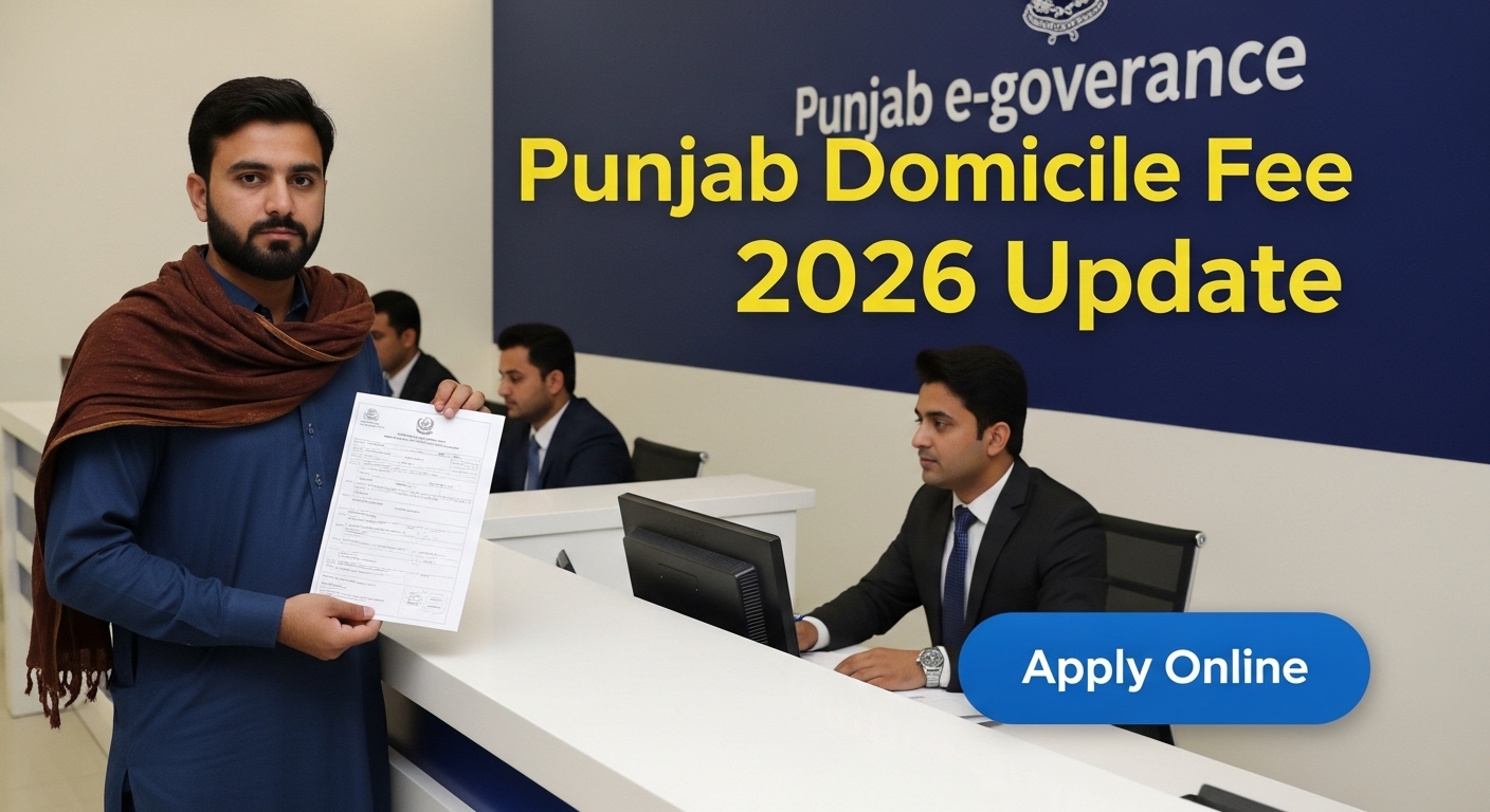 New Punjab Domicile Fee 2026 – Latest Rates, Online Apply Method & Complete Guide